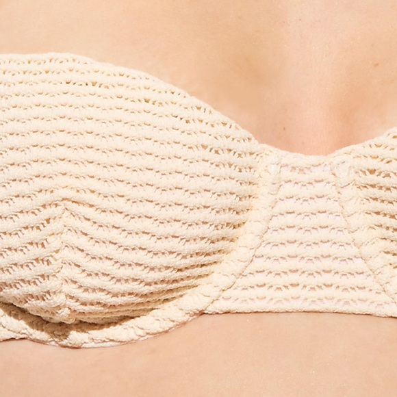 J. Crew Crochet balconette underwire bikini top - Picture 3 of 8